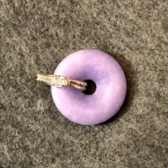 Lavender Jade Pendant - Picture 2 of 2